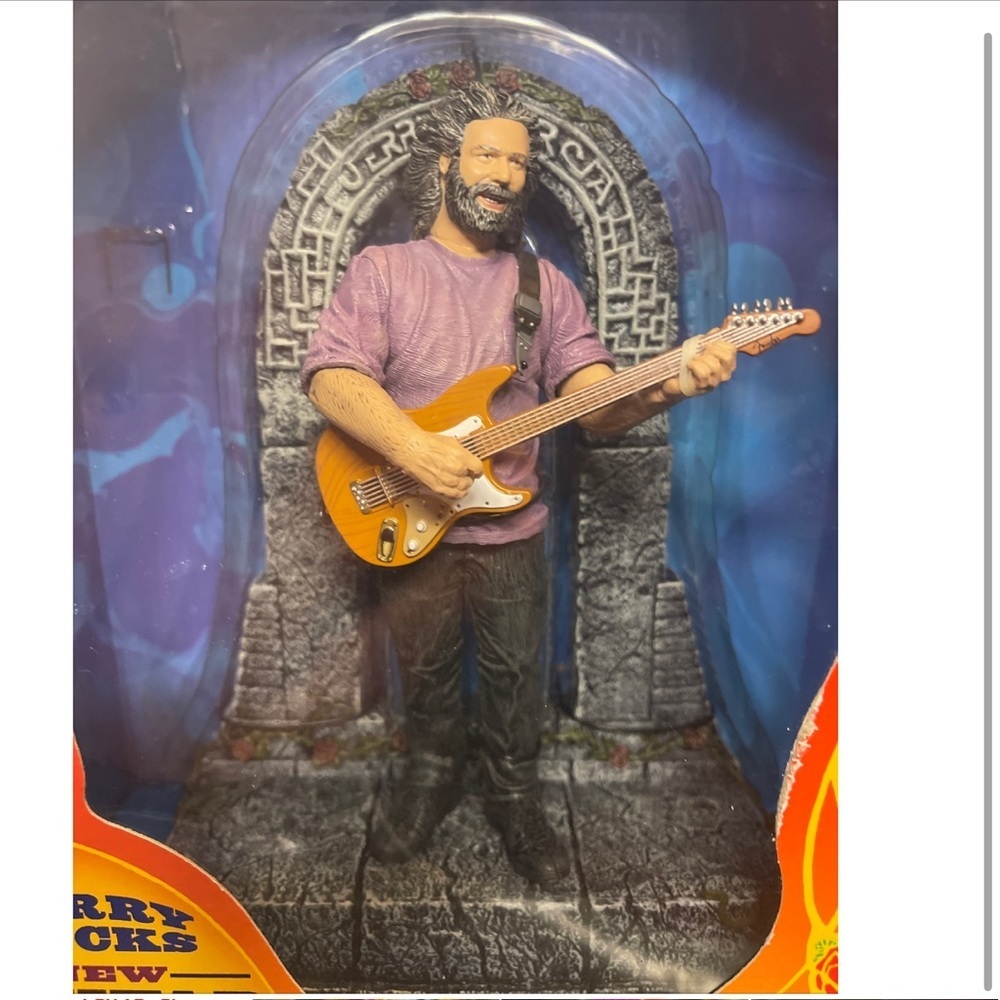 Jerry Garcia Grateful Dead Super Stage 2001 McFarlane Toys Action Figure Guitar
